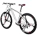 Eurobike EURX9 Mountain Bike 21 Speed 3-Spoke 29 Inches Wheels Dual Disc Brake Aluminum Frame MTB Bicycle Silverthumb 3