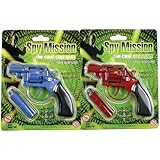 Spy Mission Die Cast Metal Cap Gun -with Silencer