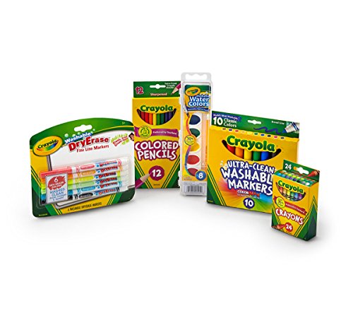 Crayola Back To School Pack, Contains 5 Crayola items in pack, assorted count packs