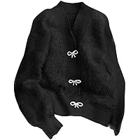トップス andwang fur bonbon cardigan トップス andwang fur bonbon cardigan Fur bonbon cardigan (gray)