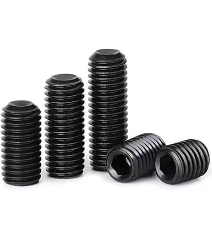 Amazon.com: Socket Set Screw, Cup Point, 0-80 x 1/16", Alloy Steel, Black  Oxide, Hex Socket (Quantity: 100) Fine Thread, #0 Grub/Blind/Allen/Headless  Screw, Length: 1/16 inch : Industrial & Scientific