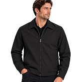 Perry Ellis Mens Windbreaker Microfiber Water Resistant Golf Zip Up Jacket | Soft Lightweight Outerwear, Casual Everyday Layer for the Course, Commutes, and Cool-Weather Outdoor Activity
