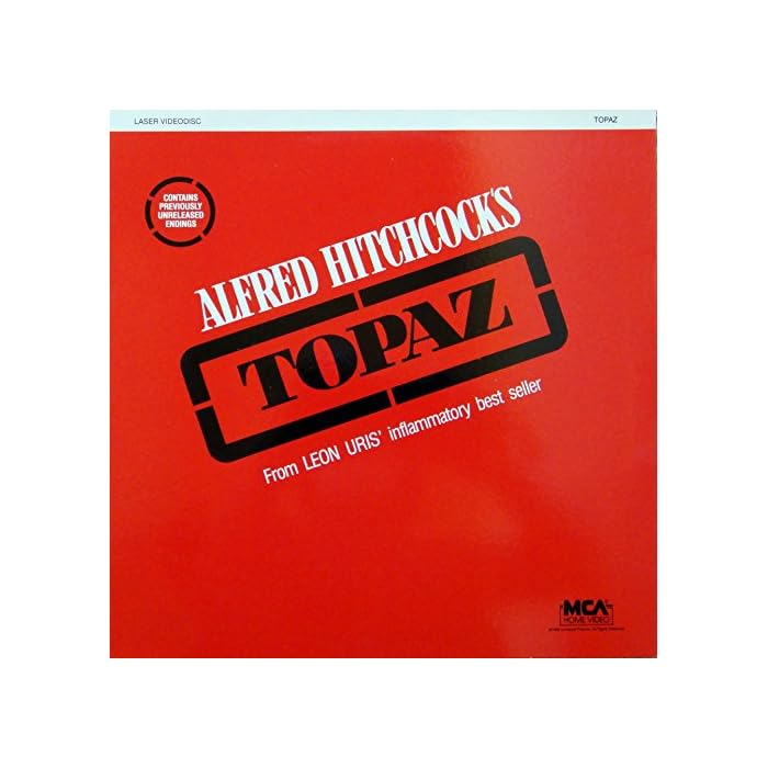 Buy Laser Disc, Laserdisc of Alfred Hitchcock's TOPAZ With All Three