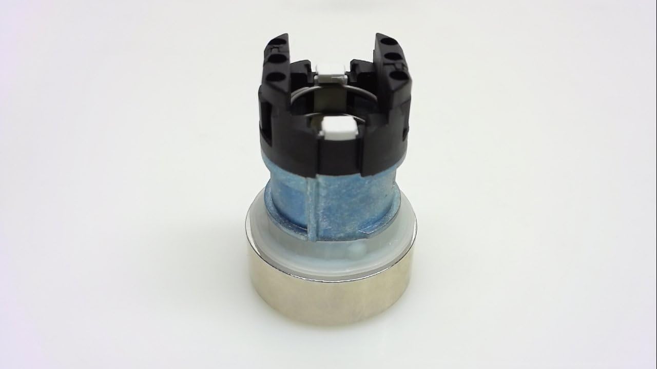 Siemens 3SB3501-0AA31 22MM Metal Round Actuator: Illuminated PUSHBUTTON with Flat Button ILLUMINABLE INCL. Holder for 3 Elements with Holder Yellow - Image 3
