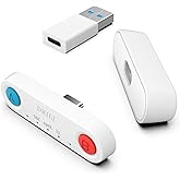 PS5 Bluetooth Audio Adapter, DRILI Low Latency Bluetooth Audio Transmitter, USB C Headphone Adapter with aptX Low Latency Support for PS4/PS5/Switch/PC, and Included USB C to USB Adpater