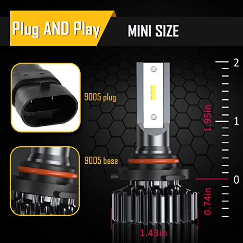 2 9005+HB3+Headlight+Conversion+SEALIGHT