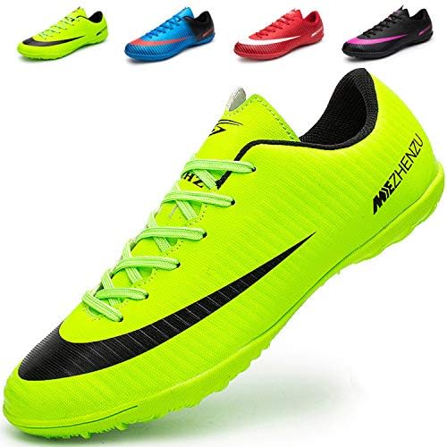Ikeyo Breathable Football Shoes Men Indoor Outdoor Turf Trainers Teens Wear-Resistence Soccer Shoes Non-Slip Unisex
