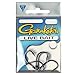 Gamakatsu 18412 High Carbon Steel Live Bait Hook with Barb, Pack of 5, Black Finish