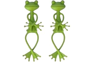 Luyismer Plant Climbing Flexible Fixtures Tie 2 Pack Holder with Frogs Design for Various Sizes Gadgets Garden Plant