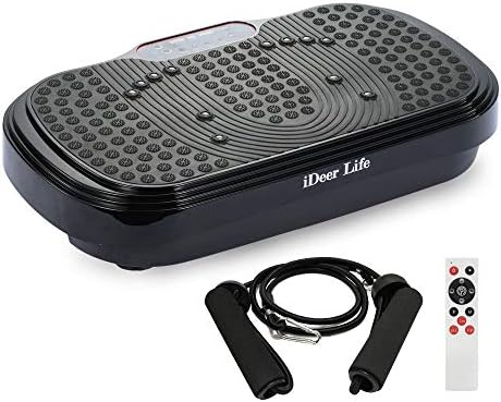 iDeer Life Vibration Power Plates, Vibration Trainer, Fitness Vibrating Machine, Oscillating Platform, Whole body shaking
