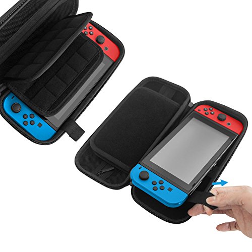 JETech Draagtas Compatibel met Nintendo Switch 2017, Opbergtas/Case/Cover/Hoes/Beschermhoes met 20 Game Cartridge… - Afbeelding 5