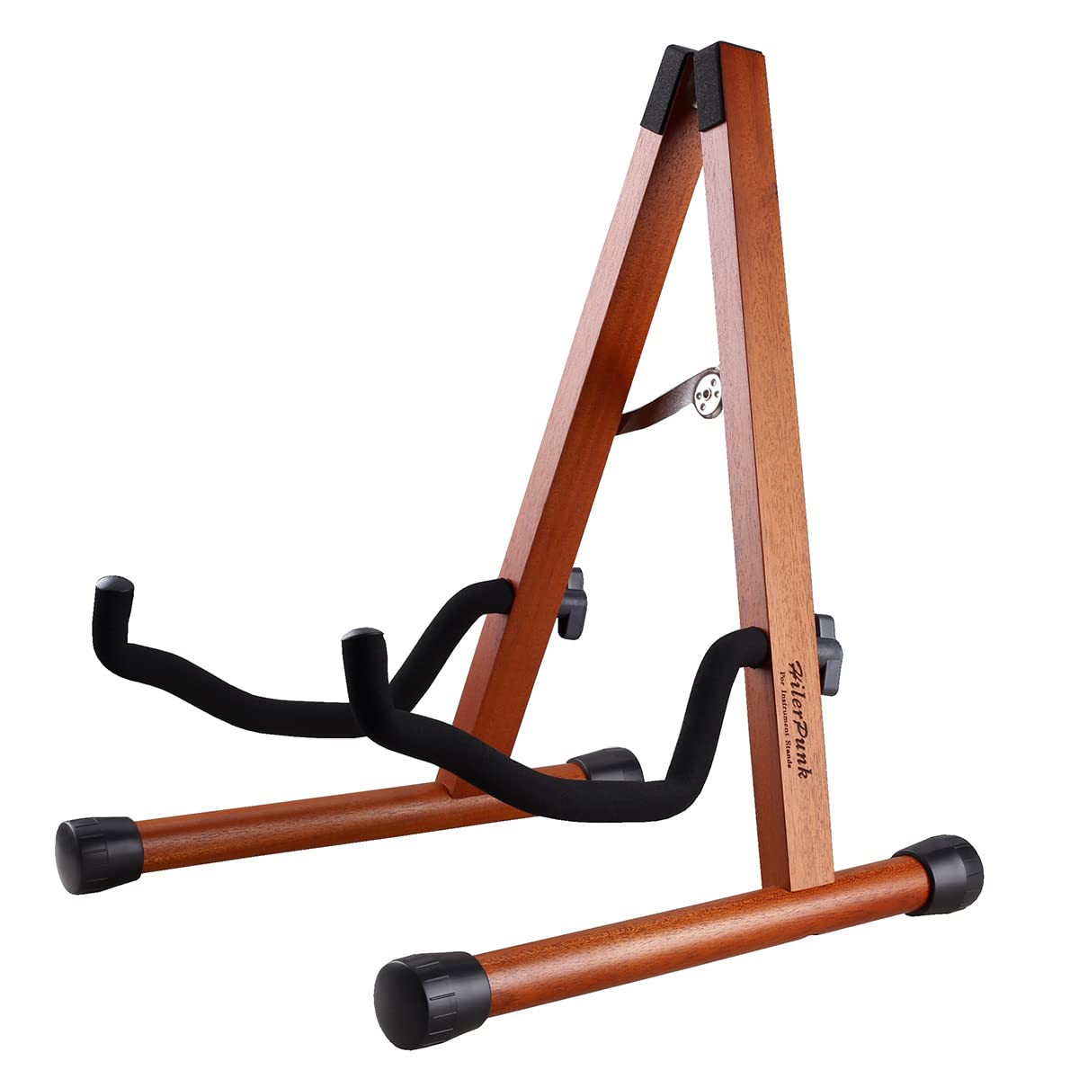 Guitar Stand,Solid wood Mahogany Acoustic Guitar Stands,Classical Electric Guitar Stand,A-Frame Folding Guitar Display Stand,Guitar Accessories,Compatible with Cello,Mandolin,Bass,Banjo,Ukulele