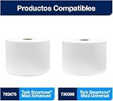 Tork SmartOne Toilet Roll Dispenser Black T8 High Capacity Elevation view 6
