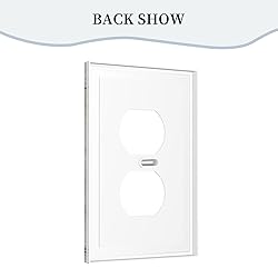 Xuejiaku Decorative Outlet Covers Vintage Barn Door