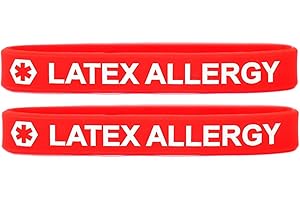 SayitBands 2 Pack of Medical Alert Wristband Bracelets in 12 Options