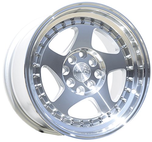 AodHan Wheels Rim AH-01 15x8 4x100/114.3 73.1CB +20 SILVER MACHINED FACE AND LIP