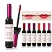 Ownest 6 Colors Wine Liquid Lipstick, Lady Long Lasting Make Up Gloss Matte Lip Tint Wine Bottle Cover, Matte Lip Gloss Set-6PCS/Kit