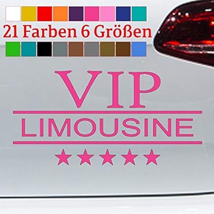 Amazon De Generisch Vip Limousine Sticker Star Prominent Very Important Person Fun Spruch Jungel In
