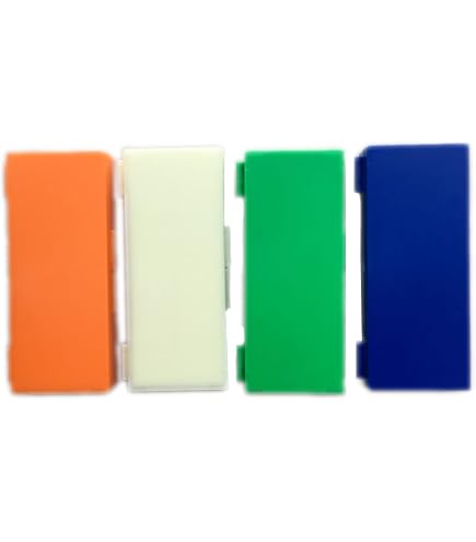 YOKIVE 5 Pack Slide Storage Box, Plastic Microscope Glass Holder | Fit