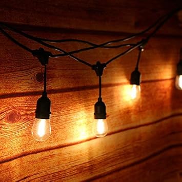 Galapara Outdoor String Lights 48ft Fairy Lights With Hanging