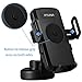 Wireless Car Charger, PTUNA Updated Air Vent Car Mount and Qi Wireless Charging 2-in-1 Car Mount Charger for iPhone X 8 8 Plus Galaxy S8 S8Plus Note 8 S6 S7Edge LG G2 & Qi Enabled Devices (Black2)