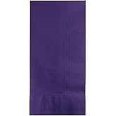 Creative Converting Touch of Color 2-Ply 50 Count Paper Dinner Napkins, Purple