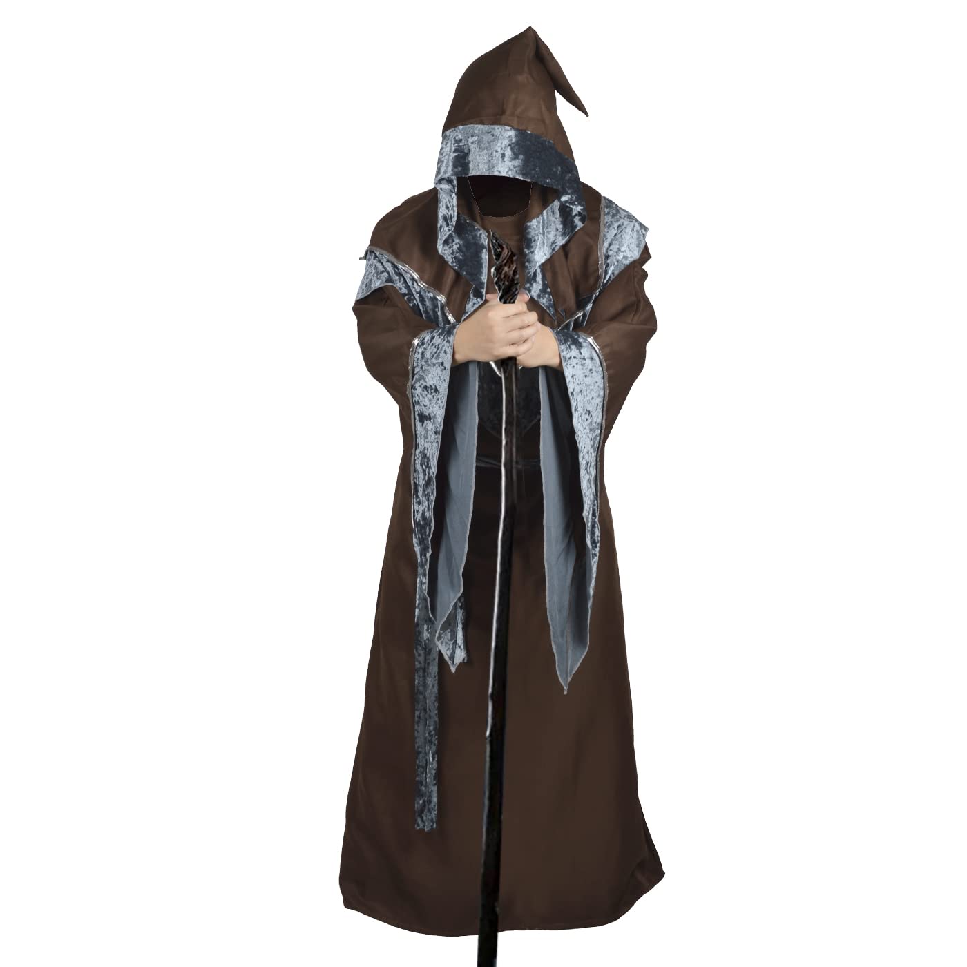 Hexer Robe Unique Mua JKonHer Mens Dark Mystic Sorcerer Robe Devil Wizard Costume ...