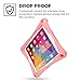 Acer Iconia Tab 10 A3-A30 case, COOPER TROOPER 2K Shoulder Strap Rugged Heavy Duty Tough Protective Drop Shock Proof Rubber Silicon Carry Kids Toy Work Holder Cover Bag, Stand (Pink)
