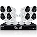 Night Owl Security, 8 Channel 1080 Lite HD Analog Video Security System with 1 TB HDD and 8 x 1080p HD Wired Cameras (White)