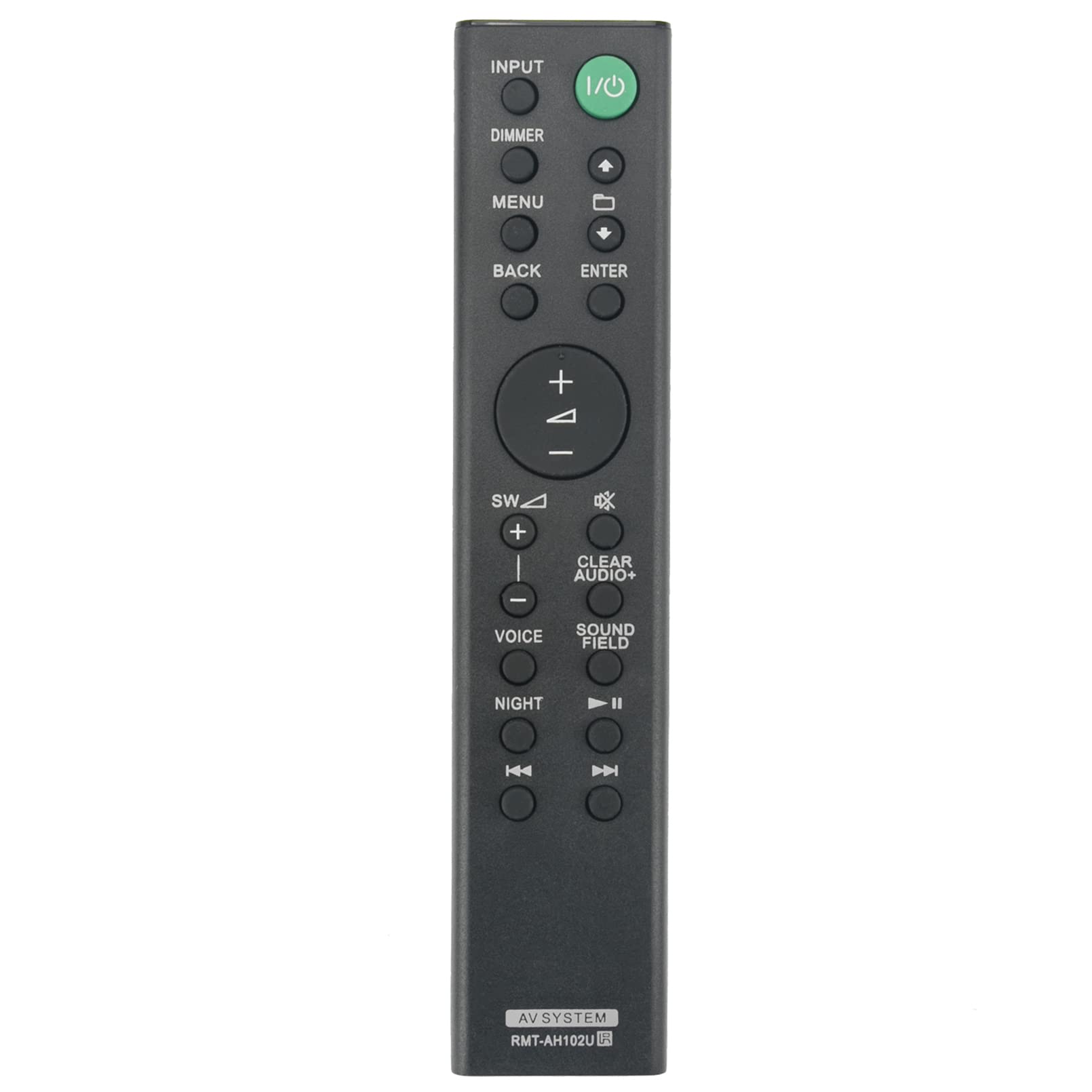 VINABTY RMT-AH102U Replacement Remote Control fit for Sony AV System HT-XT100 HTXT100 RMTAH102U HT-XT1 HTXT1 HT-RT4 HT-RT40 SACT390 SA-WRT3 SS-RT3 HT-RT3