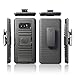 Galaxy Note 8 Case, Telegaming [5 functions in 1] Magnetic Suction Heavy Duty Shock Absorption Armor Case With Ring Kickstand Belt Swivel Clip Holster Cover For Samsung Galaxy Note 8 Black