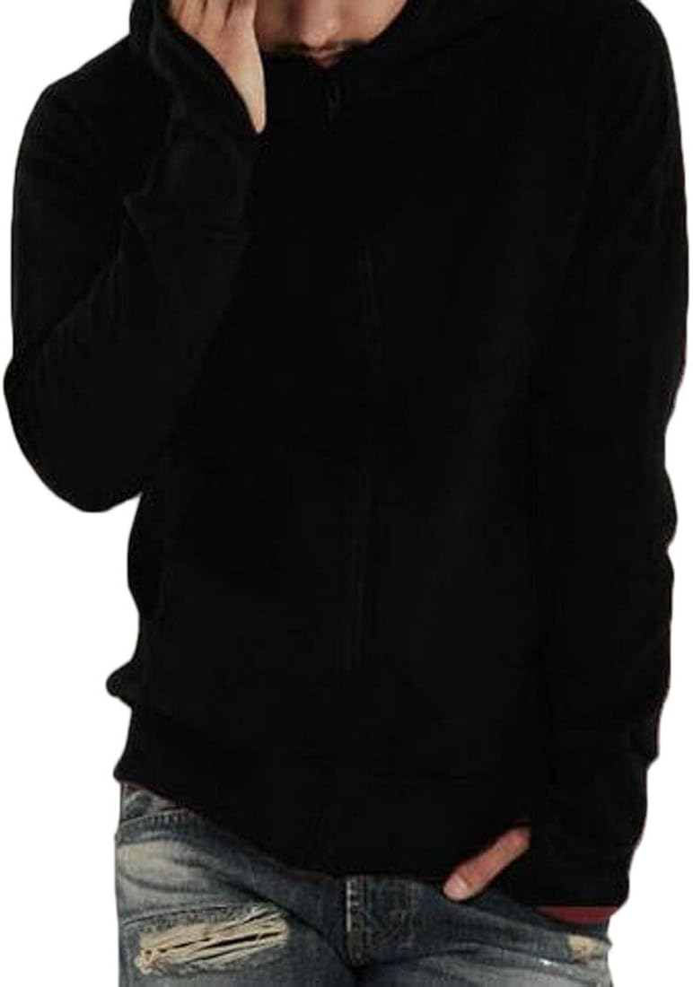 hoodie with thumb holes mens