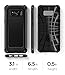 Spigen Rugged Armor Extra Galaxy Temp Case with Resilient Shock Absorption and Carbon Fiber Design for Galaxy Temp (2017) - Black
