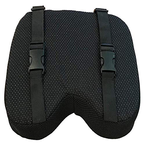 Rowing Machine Seat Cushion - That Perfectly Fits Concept with Thicker Memory Foam, Washable Cover, and Straps- Also Works Great with Exercise Recumbent Stationary Bike