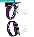 Sabuy Smart Band with Heart Rate Monitor Fitness Activity Tracker Sleep Counter Wireless Pedometer Wristband Sweatproof Sports Bracelet (Purple)
