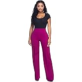 Cemi Ceri Women’s High Waist Wide Leg Dress Pants – Elegant Work Trousers, Office & Casual Wear, Flared Business Slacks