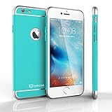 iPhone 6S Case, Tekcoo [Ttri Series] [Turquoise] iPhone 6 Case / 6S Case (4.7 inch) Ultra Thin Shock Absorbing Hybrid Slim Impact Defender Rugged Slim Protective Cover Shell & Extra Frame