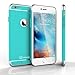 iPhone 6S Case, Tekcoo [Ttri Series] [Turquoise] iPhone 6 Case / 6S Case (4.7 inch) Ultra Thin Shock Absorbing Hybrid Slim Impact Defender Rugged Slim Protective Cover Shell & Extra Frame