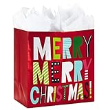 Hallmark Extra Large Christmas Gift Bag with Tissue Paper (Merry Christmas)