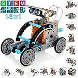 14-in-1 Solar Robot Kit for Kids, Stem Projects for Kids Age 8-12, Educational STEM Science Toy, DIY Solar Power Building Kit, Robotic Set Toys Gift for Boys Girls 8 9 10 11 12 Years Old