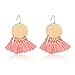 LILIE&WHITE Stamping Tassel Earrings Bohemian Tassel Drop earrings Hanging Fashion Jewelry For Women