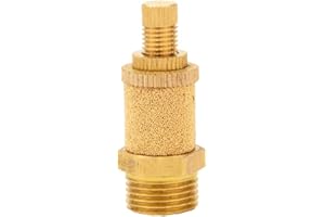 BEDUAN Pneumatic PSB Muffler Silnecer, 1/4" NPT Male Thread Air Flow Control Noise Reducer Muffler