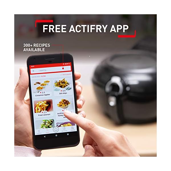 Tefal-ActiFry-Genius-XL-AH960840-Health-Air-Fryer-Black-17-kg-8-Portions Tefal ActiFry Genius XL AH960840 Health Air Fryer, Black, 1.7 kg, 8 Portions