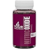 4 Your Wellness Nitric Oxide Gummies, Boosting Nitric Oxide Production and Blood Pressure, Made with Beet Root Extract is Gluten Free, Non-GMO, and Kosher (60 Count (Pack of 1), Mixed Berry)