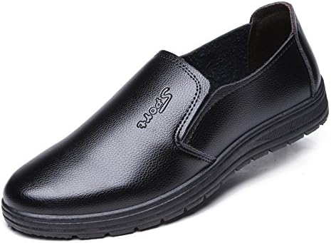 MUMUWU Men's Driving Loafer Comfortable With Soft Soles For Driving In The Wind, Slip-proof, Waterproof Dress Shoes