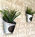 Metal Wall Planter Pocket Hanging Organizer Indoor Outdoor Tin Metal W Antique Copper Plates Flowers & Garden 10″ & 9″ (Set of 2)thumb 4