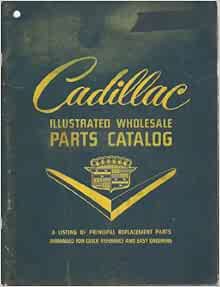 Cadillac catalog parts