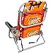 Tommy Bahama 2 Backpack Cooler Chair with Storage Pouch and Towel Bar (Orange/Red and Orange/Red)