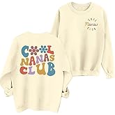 EGELEXY Leopard Mimi Sweatshirt Women Funny Letter Print Grandma Gift Pullover Top Casual Long Sleeve Shirts Tee