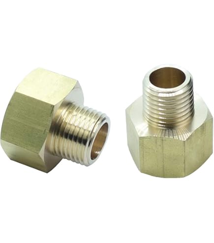 thumbnail image 2 of Anderson Metals Brass Garden Hose Connector - 3/4 Female To 1/2 Male Pipe Fitting 2 of 10